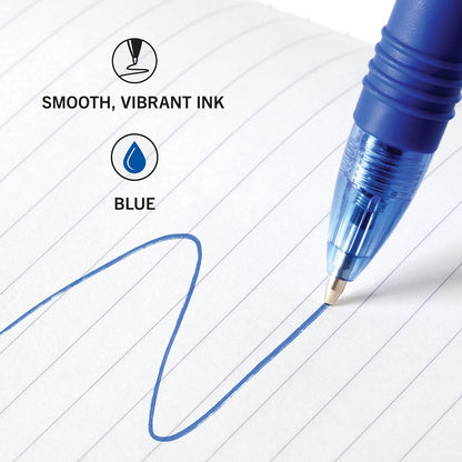 Zebra Pen Z-Grip Retractable Ballpoint Pen, Smooth-Flowing Black Ink, 1.0mm Medium Point, School & Office Supplies, Ideal for Note-Taking, Journal and Planner Use, 18-Pack (22218)