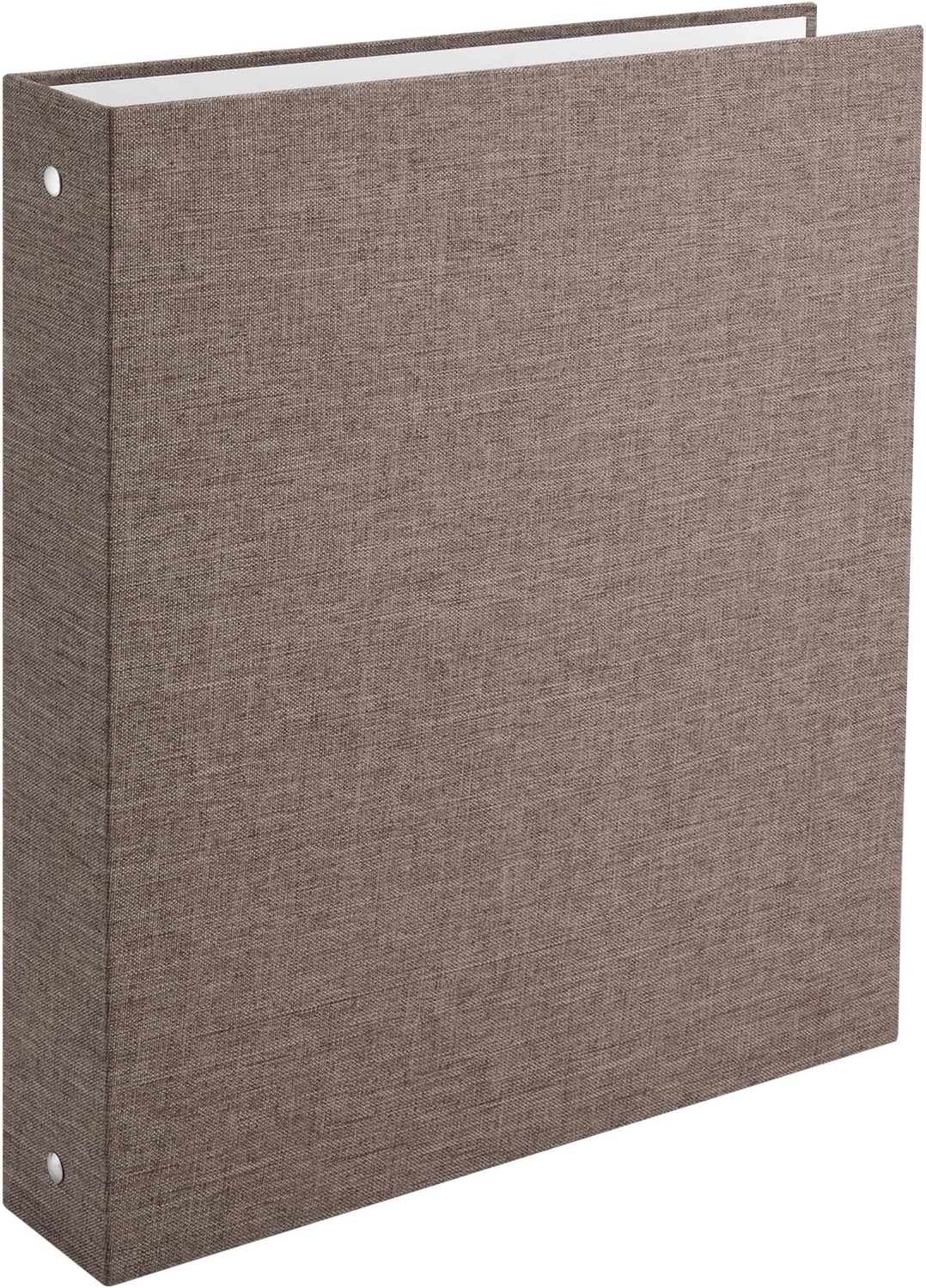 3 Ring Binder, A4 Fabric Cover Round Ring Durable Binder for 3-Hole Letter Size Paper, Decorative Organizer Holds 200 Sheets Letter Size 8.5'' x 11'' Paper, for Office Home