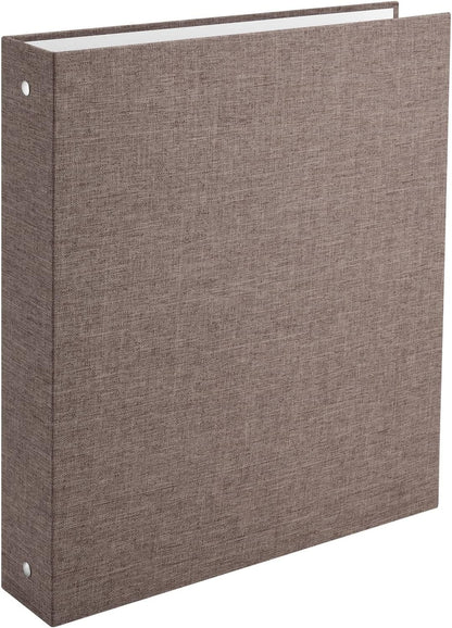 3 Ring Binder, A4 Fabric Cover Round Ring Durable Binder for 3-Hole Letter Size Paper, Decorative Organizer Holds 200 Sheets Letter Size 8.5'' x 11'' Paper, for Office Home