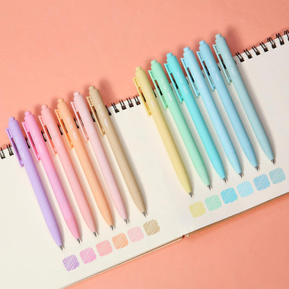 Mr. Pen- Retractable Gel Pens, 12 Pack, Colorful Ink, Fine Point 0.7mm, Fast Dry, Smooth Writing, Cute Pens for Drawing, Writing Planner and School Supplies