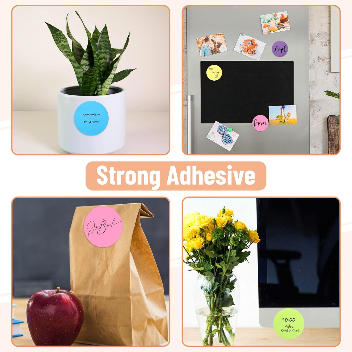 Mr. Pen- Round Sticky Notes, 2.8" Diameter, 12 Pads, 720 Sheets, Morandi Color, Sticky Notes Bulk, Self-Stick Note Pads, Perfect for Office, School, Home, Study & Organization
