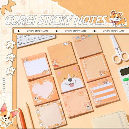 9 Pads Wildflower Sticky Notes 3x3 Inch Cute Self Stick Notepads Notes Adhesive Memo Pad Office Decor Gifts for Students School Teacher Meeting Office Supplies