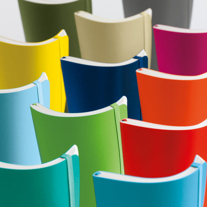 LEUCHTTURM1917 - Notebook Softcover Paperback B6+ - 123 Numbered Pages for Writing and Journaling (Ruled, Rising Sun)