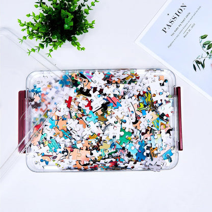 CATOOMUU 2 Pcs 5.5qt 9 x 13 Plastic Portable Project Case With Snap-Tight Latch Clear Stackable Storage Box With Lids Organizer Container For A4 File Photo Documents Scrapbook Craft Art Supplies