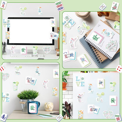 CJiangpo 30Pcs Marshmallow Sticky Notes Pads, 600 Sheets Cute Self Stick Notepad Memo Pads Funny Cartoon Page Marker Classroom Rewards Camping Themed Gift