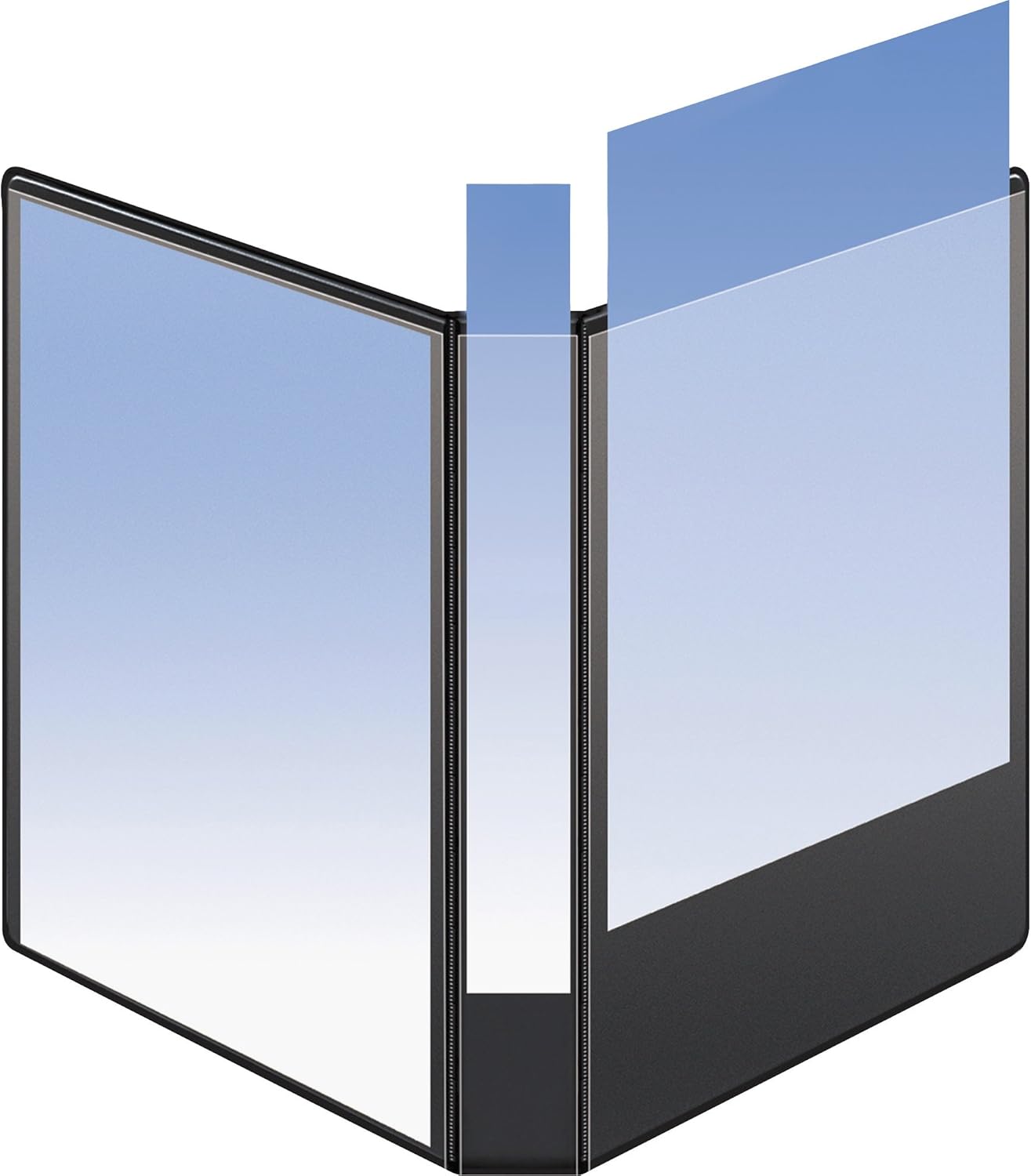 Business Source Basic D-Ring White View Binders