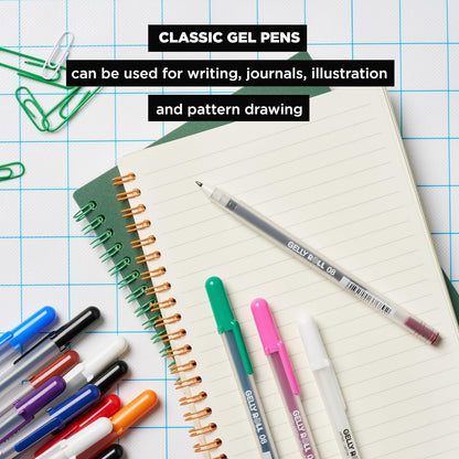 SAKURA Gelly Roll Classic, Fine Pt, Black, 6 Count
