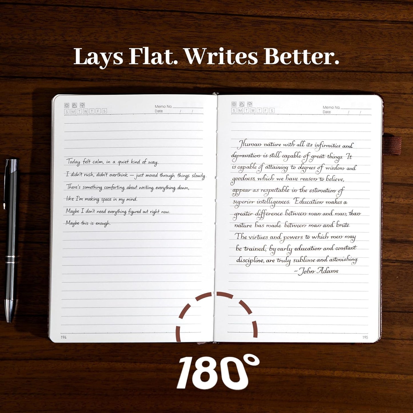 CAGIE Leather Lined Journal Notebook for Men & Women, Debossed Cross, 320 Pages 100 GSM Thick Paper, A5 Hardcover Journaling Notebooks for Writing, 5.7'' X 8.3'' Diary, Brown