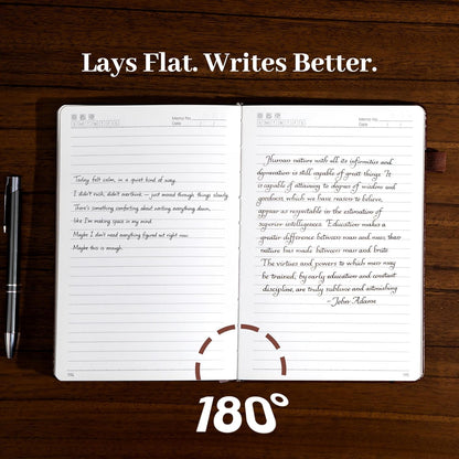 CAGIE Leather Lined Journal Notebook for Men & Women, Debossed Cross, 320 Pages 100 GSM Thick Paper, A5 Hardcover Journaling Notebooks for Writing, 5.7'' X 8.3'' Diary, Brown