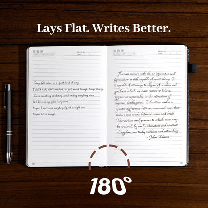CAGIE Leather Lined Journal Notebook for Men & Women, Debossed Cross, 320 Pages 100 GSM Thick Paper, A5 Hardcover Journaling Notebooks for Writing, 5.7'' X 8.3'' Diary, Brown