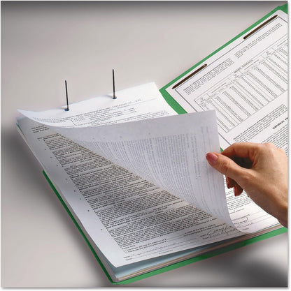 Smead Fastener File Folders, Reinforced 1/3-Cut Tabs, 2 Fasteners, Letter Size, Blue, 50 per Box (12040)