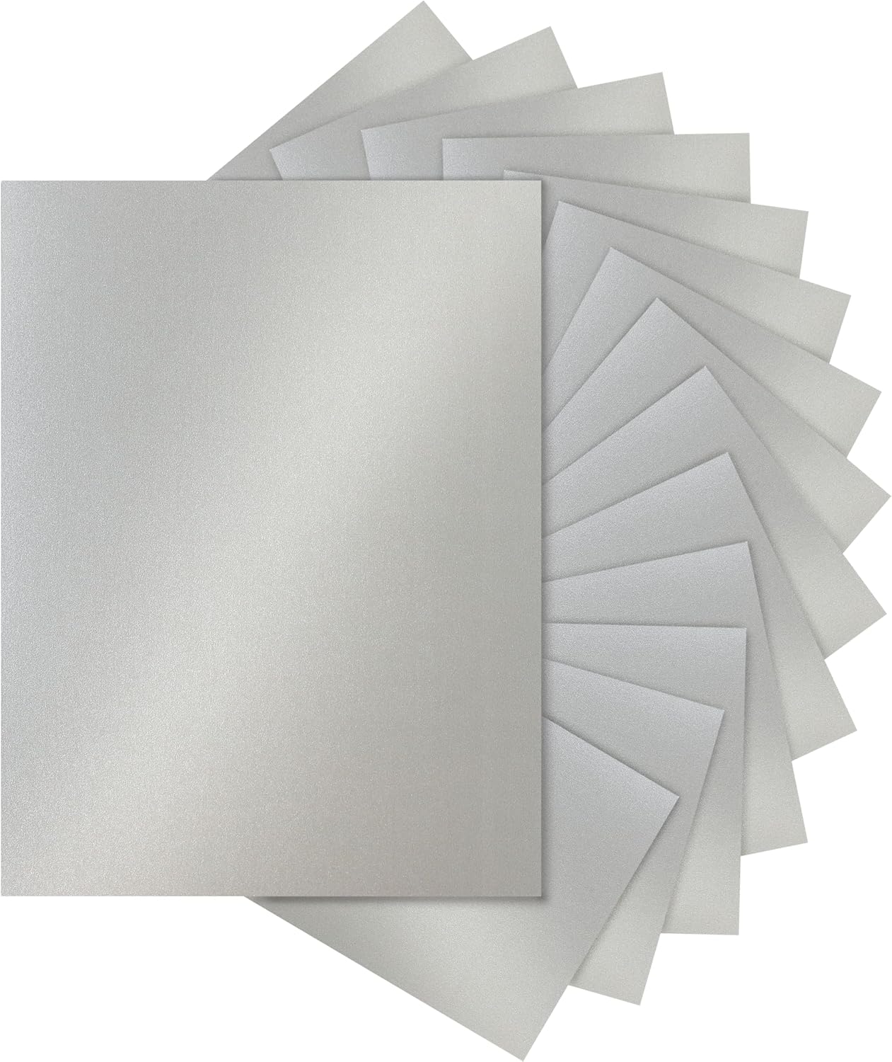 Silunkia 120 Sheets Cream Shimmer Cardstock 8.5 x 11 Off White Paper, 250gsm/92lb Premium Glossy Paper Card Stock for DIY Cards Making, Wedding Invitations, Anniversaries, Business Cards, Menus