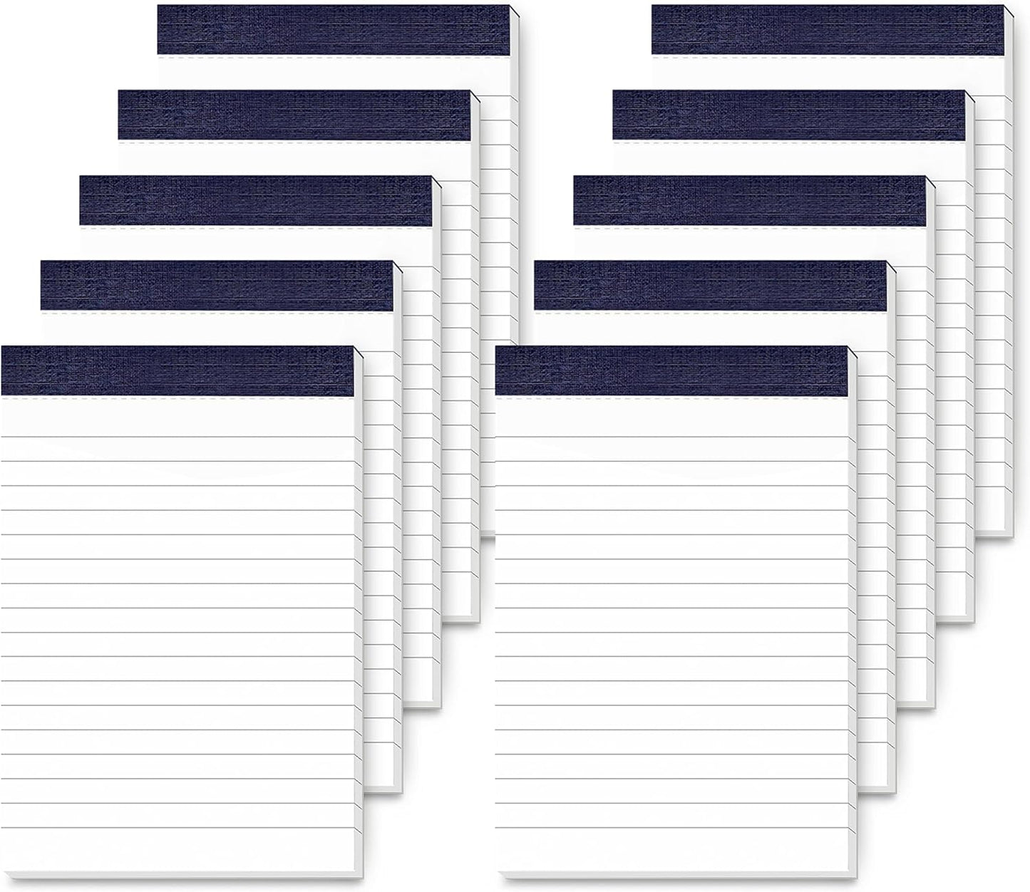10 Pack Small Note Pads 3x5 Lined Writing Pads Mini Notepads Small Pads of Paper 3x5 With 30 Sheets per Notepad 80Gsm Paper Pads Mini Legal Pads 3x5 Inch Pocket Notebook for Taking Notes and Reminders