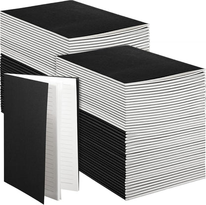 Mimorou 100 Pcs Journals Notebooks Bulk - Kraft Softcover A5 Small Notebooks 5.5 Inch x 8.3 Inch Notepads with 60 Page 30 Sheet for Writing Sketch Travel Office Supplies(Navy Blue,Lined)