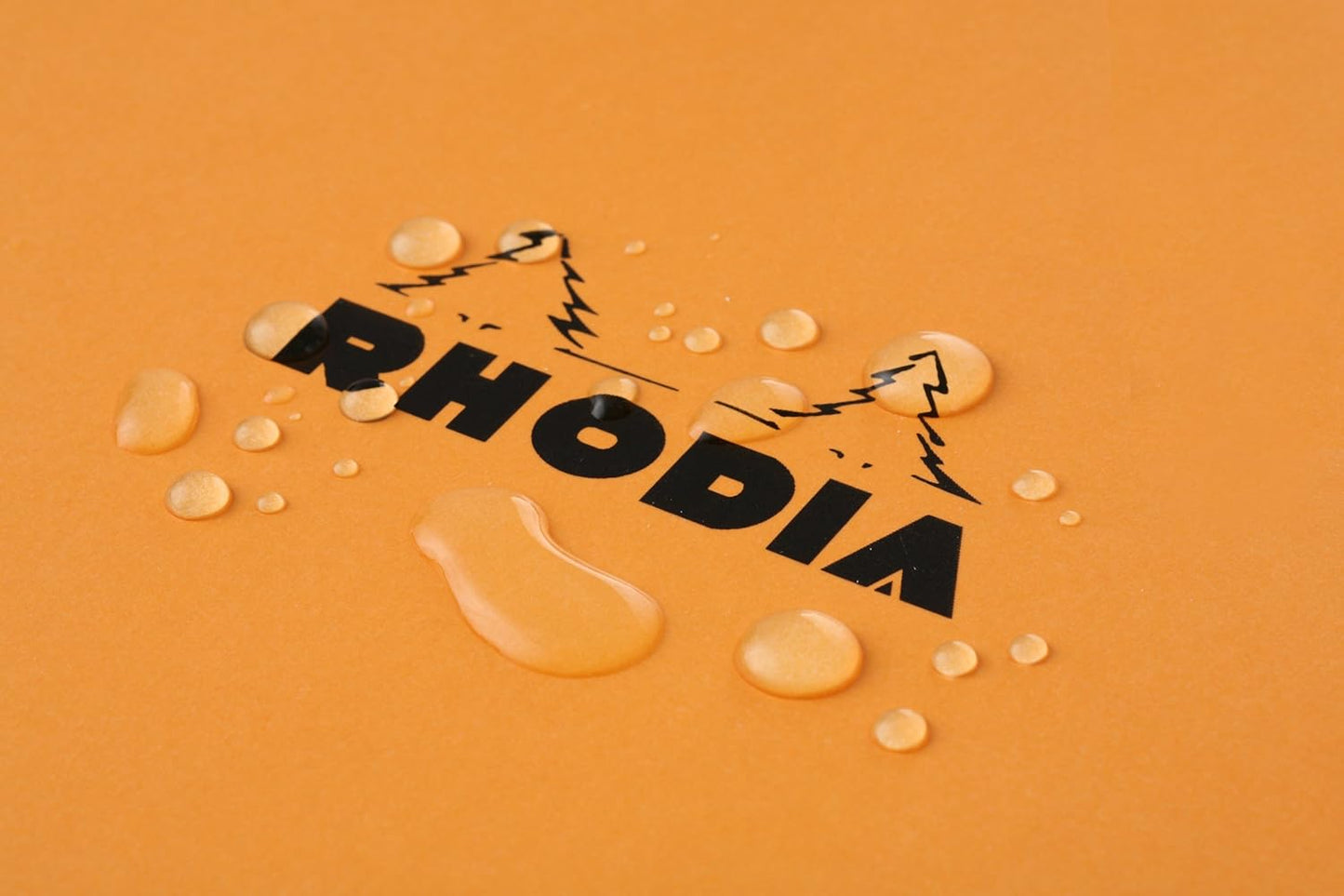 Rhodia Head Stapled Pad No16 A5, Ruled + Margin, 148x210mm-Black