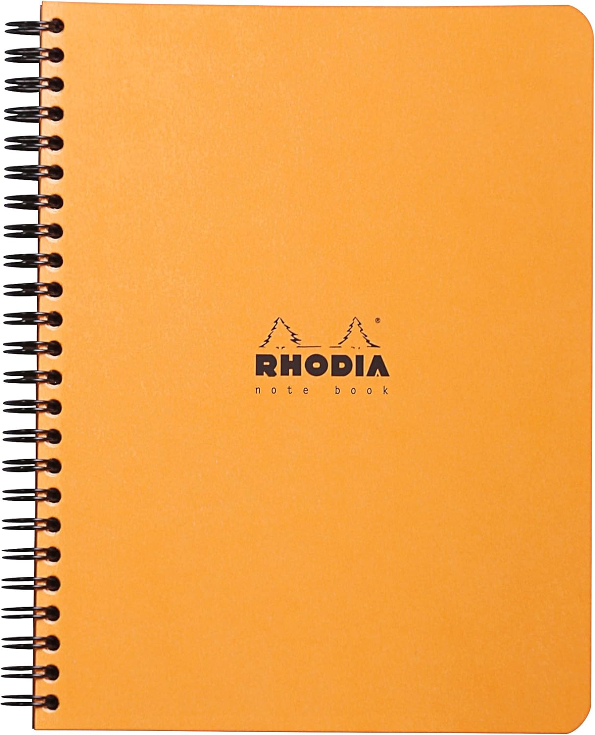 Rhodia Wirebound Notebooks - Lined w/ margin 80 sheets 8 1/4 x 11 3/4 in. - Black cover