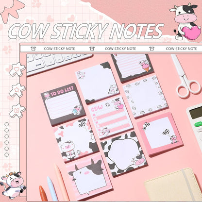 9 Pads Wildflower Sticky Notes 3x3 Inch Cute Self Stick Notepads Notes Adhesive Memo Pad Office Decor Gifts for Students School Teacher Meeting Office Supplies