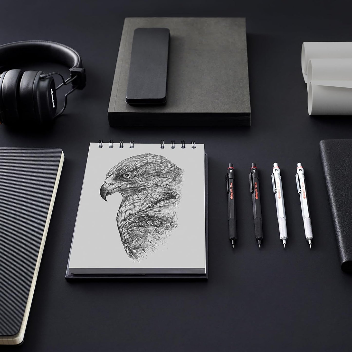 Rotring 600 Mechanical Pencil, 0.5 mm, Black - Perfect for Writing, Drafting, Engineering, Architecture Professionals
