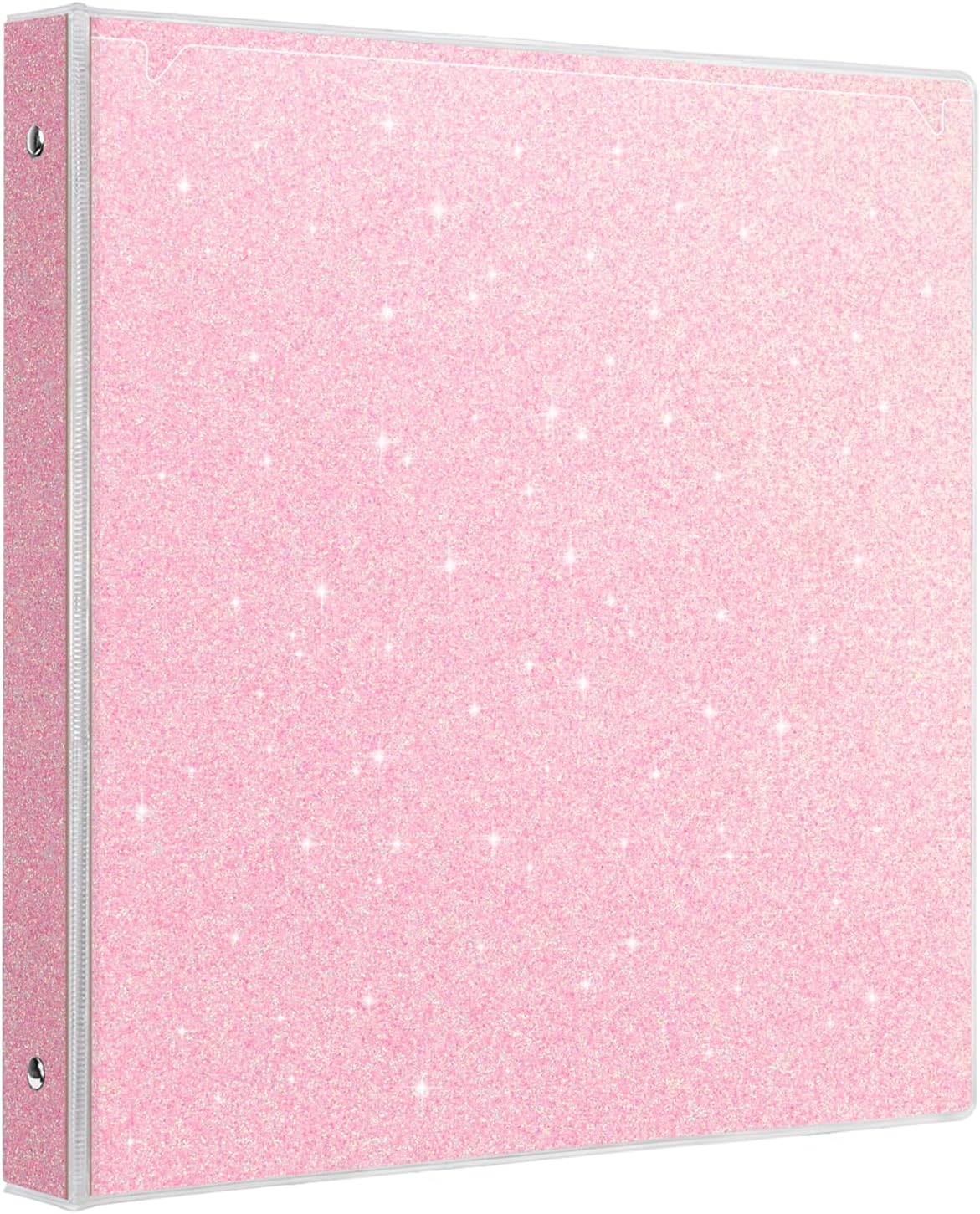 EYROZILL 3 Ring Binders 1 Inch Round Rings Binder Gold Binder Holds 8.5" x 11" Letter Size 300 Sheets, Waterproof, Gold