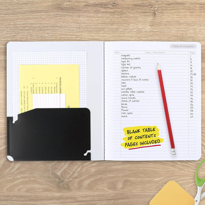Five Star Interactive Notetaking Composition Book, 1 Subject, College Ruled Paper, 9" x 11", 100 Sheets, Customizable, Assorted Colors, 6 Pack (38612)