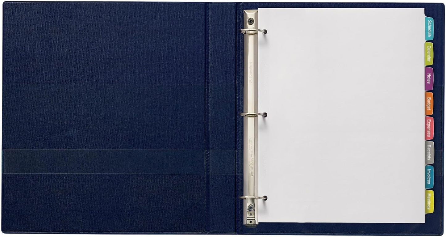 Avery Big Tab Printable White Label Dividers for 3 Ring Binders, 8 Tabs per Set, White, 120 Sets Total, Great for Office Supplies, School Supplies, Organizing, and More (6 Packs of 14435)