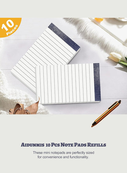 Small Note Pads 4x6 Mini Notepads 4x6 Lined Writing Pads of Paper 4x6 Memo Pads 4x6 Small Paper Pads 4 x 6 Scratch Pads 4x6 Server Pads 4x6 Small Pocket Notebook 6 Pack Server Note Pads 30 Sheets/Pad