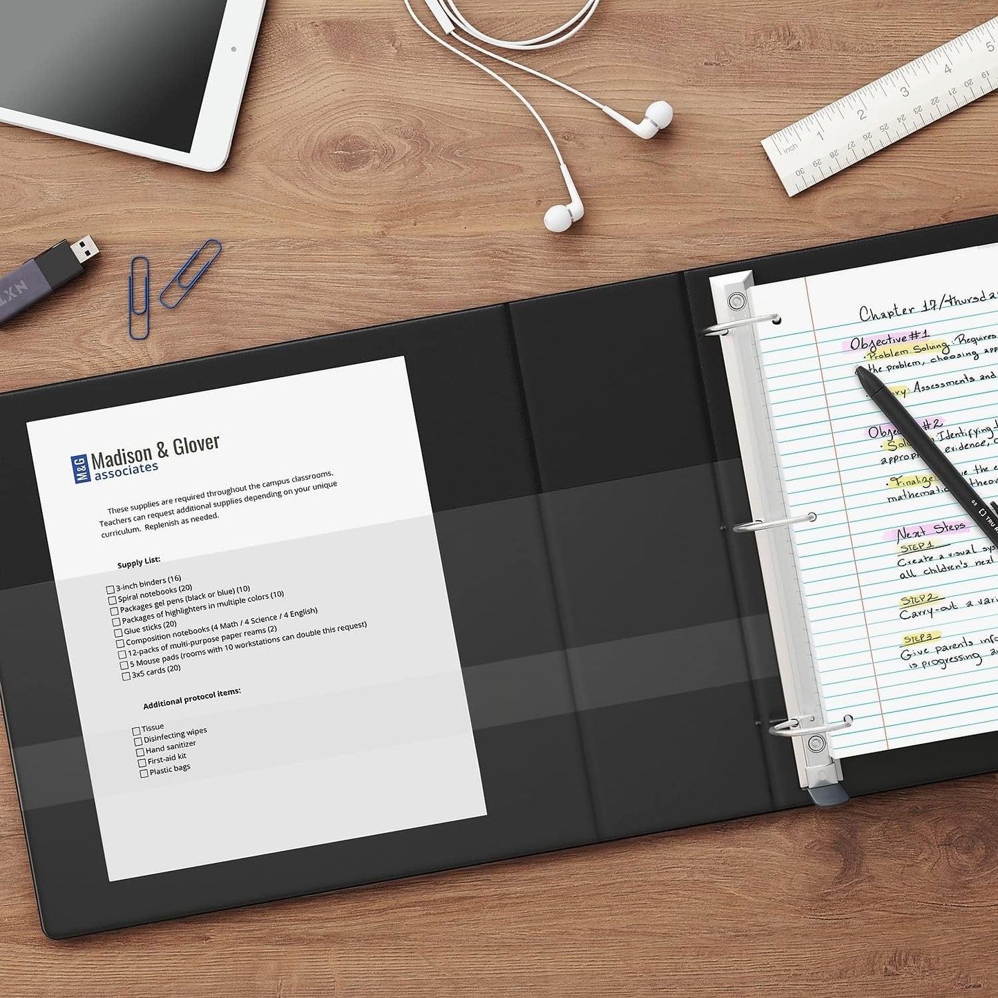 Staples Heavy-Duty 2-Inch D-Ring View Binder, Reinforced Spine, Holds Up to 450 Sheets, Gray, for Office & School