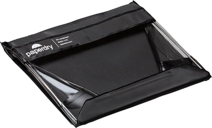 Waterproof Clipboard A4 Portrait by Paperdry, Black, Superior PVC Plastic with Cold Protection, Outdoor Covered Clip Board with Storage, A4 Waterproof Document Holder
