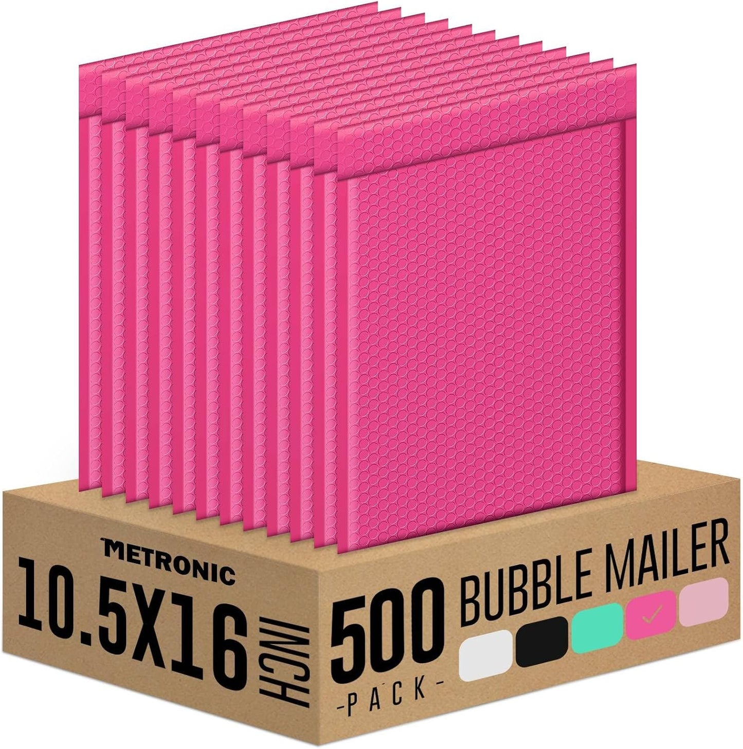 Metronic Bubble Mailers 6x10 Inch 100 Pack Black Usable Size 6x9" Opaque Padded Envelopes Waterproof Bubble Envelopes Cushioning Mailer for Small Business Mailing Makeup Jewelry Gifts