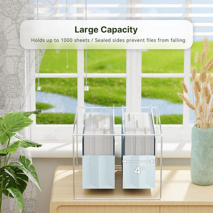 XINGIA Wheat Straw Reinforced Hanging File Folders Legal Size,4 Inch Expansion File Organizer,6 Pack Extra Capacity File Cabinet Folders for Bulky Files,Medical Charts,Filing Folders Hanging with Tabs