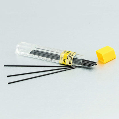 Pentel Super Hi-Polymer Lead Refill, (0.9mm) Thick, 2B, 180 Pieces of Lead, 12 Tubes of Lead (50-9-2B)