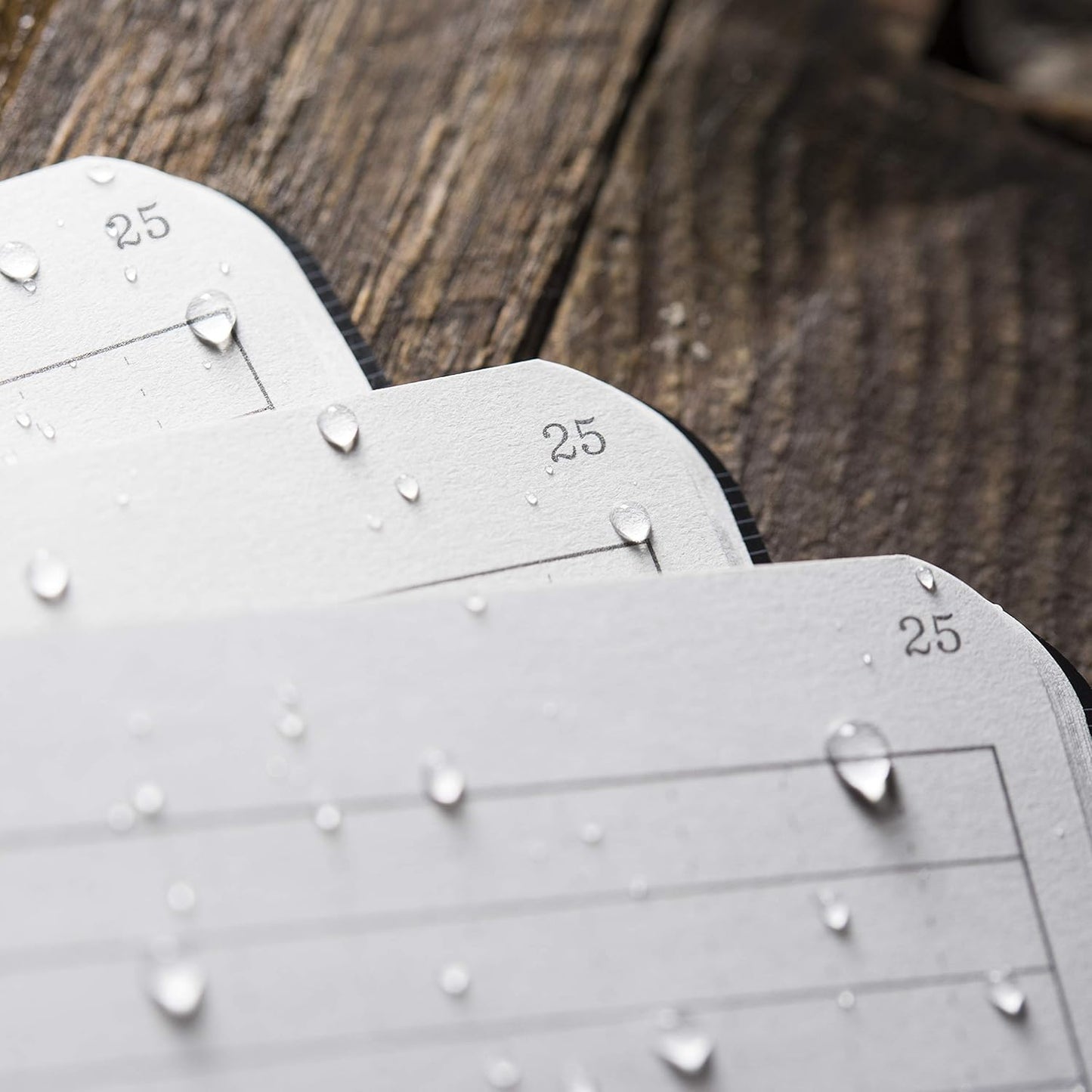 Rite In The Rain Weatherproof Stapled Notebook, 4.625" x 7", Orange Cover, Universal Pattern, 3 Pack (No. OR71FX)