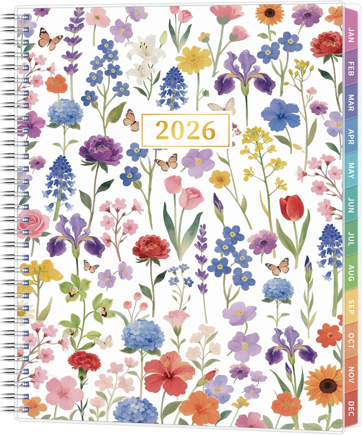 2026 Appointment Book, 30 Minutes-Hourly, Weekly ＆ Monthly Calendar Planner 2026, Jan 2026 - Dec 2026, 8.5'' x 11'', 2026 Daily Planner with Tabs ＆Pocket, Flexible Cover, Great for Office, Home, School