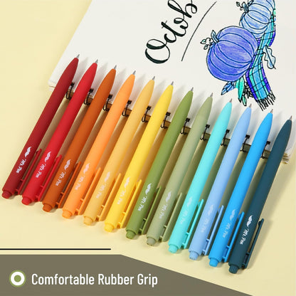Mr. Pen- Retractable Gel Pens, 12 Pack, Colorful Ink, Fine Point 0.7mm, Fast Dry, Smooth Writing, Cute Pens for Drawing, Writing Planner and School Supplies