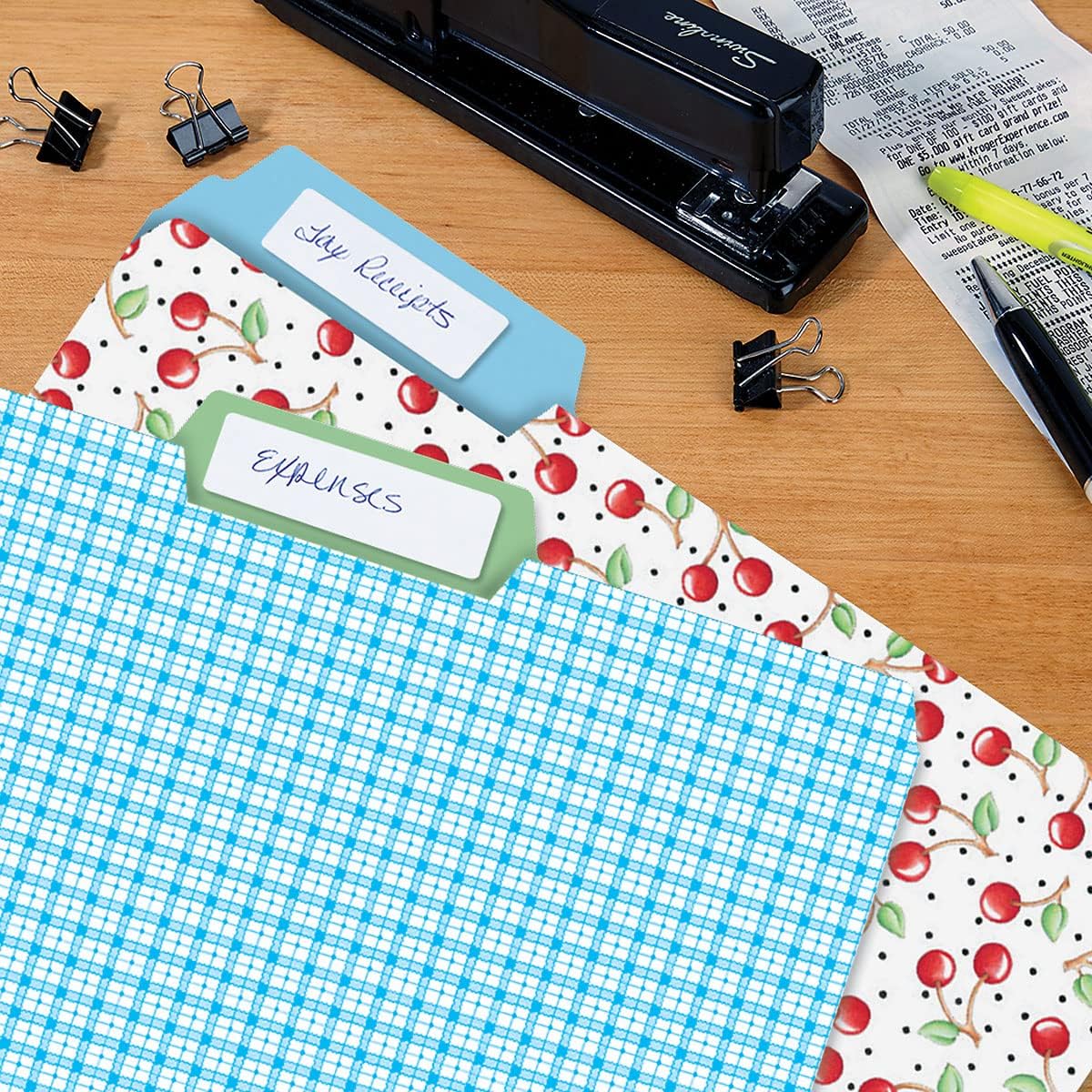 Current Floral Fun File Folders Value Pack - Bulk Set of 24, 6 Pretty Decorative Designs, 1/3 Cut Tabs, Heavy-Duty Paper Stock, Office Supplies for Home & Work, 9-½” x 11-¾” Letter Size