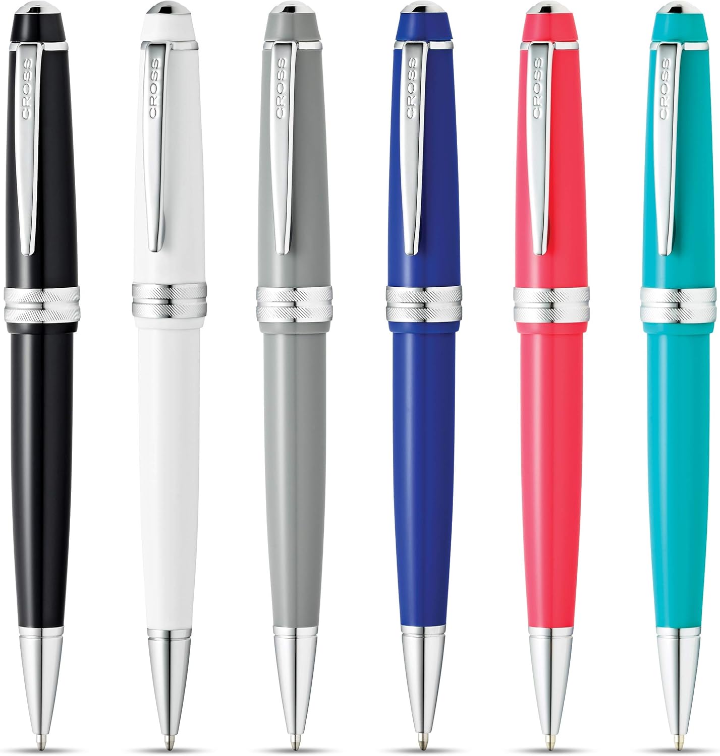 Cross Bailey Light Refillable Ballpoint Pen Presented in a Everyday Gift Box - Medium Point, Black Ink, Polished Green