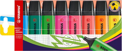 STABILO Highlighter BOSS ORIGINAL - Pack of 4 - Green