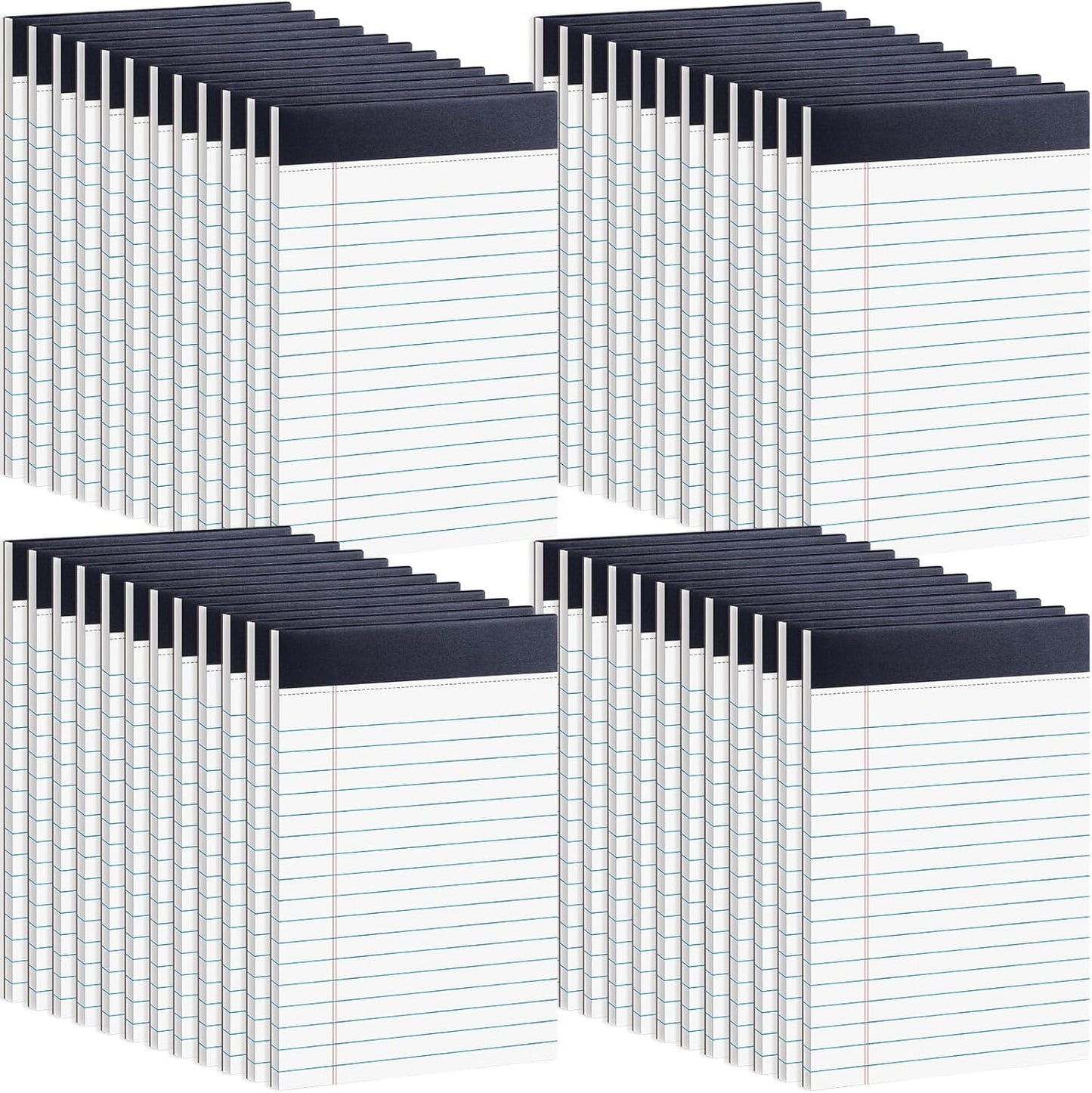 Note Pads 4x6, 36 Pack Small NotePads, Server Pads, Scratch Pads 4x6, Memo Pads White Paper, 50 Sheets per Blank Note Pads 4 x 6, Mini Writing Pads Pocket Notepads for Office School Home Supplies