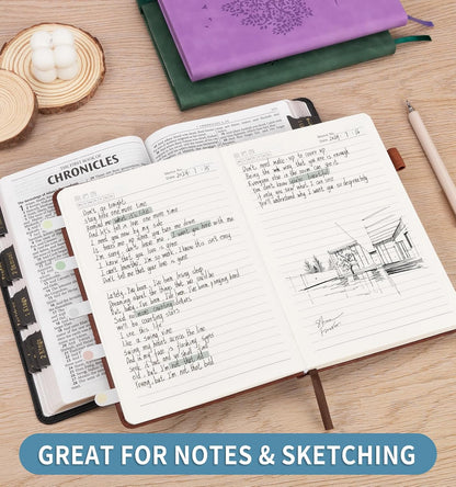 Lined Journal Notebook for Women Men, A5 Hardcover Leather Journals for Writing, 200 Pages Thick Paper, Daily Journal Notebook for Work, School, Note Taking, Business, Travel, College Ruled