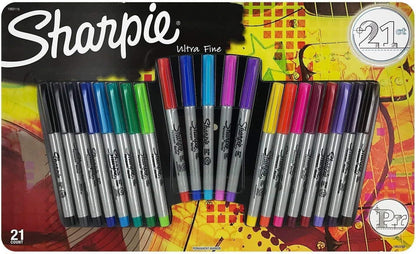 Sharpie 37600PP Permanent Markers, Ultra Fine Point, Classic Colors, 8 Count