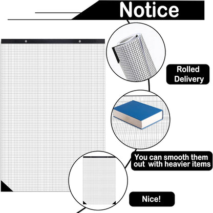 gisgfim Large Engineering Graph Paper Pad 22x 17 Landscape 4 X 4 Blue Grid Pad Giant Drafting Sketching Paper Blueprint Grid-Based Graphing for Engineer Designer Architect Draftsman Rolled Delivery