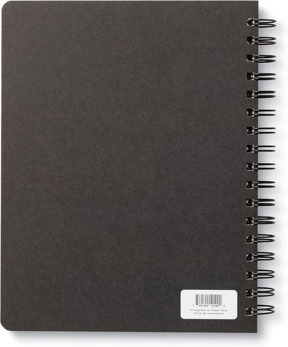 Compendium Spiral Notebook – Expect the Best Things to Happen Today – A Designer Spiral Notebook with 192 Lined Pages, College Ruled, 7.0" W x 9.25" H
