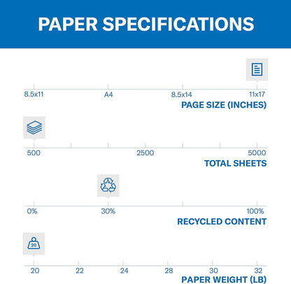 Hammermill Colored Paper, 20lb Pink Printer Paper, 8-1/2 x 11- 1 Ream (500 Sheets) - Made in the USA, Pastel Paper, 103382R