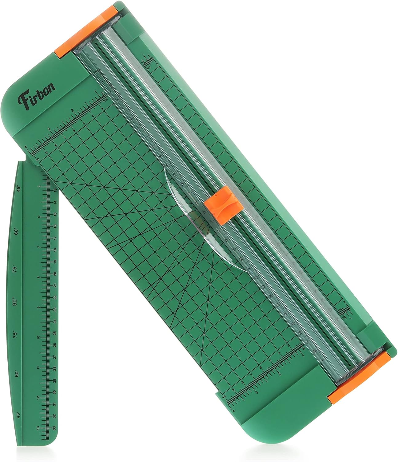 Firbon Purple A4 Paper Cutter, 12 Inch Titanium Straight Paper Trimmer with Side Ruler for Scrapbooking Craft, Paper, Coupon, Label, Cardstock