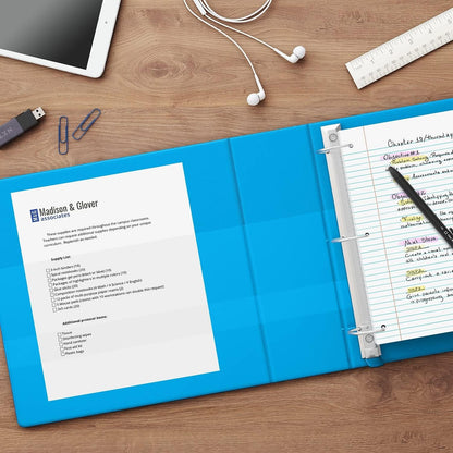 Staples Heavy-Duty 2-Inch D-Ring View Binder, Reinforced Spine, Holds Up to 450 Sheets, Gray, for Office & School