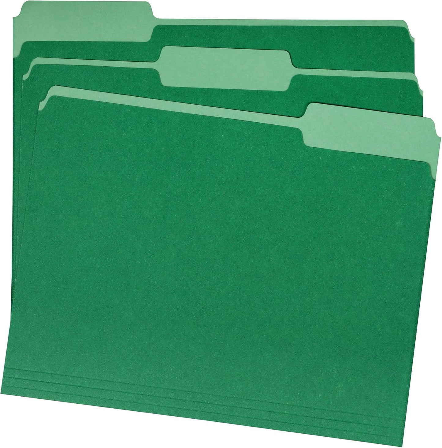 Amazon Basics Manila File Folders, Letter Size, 1/2 Tab in Left and Right Positions, 8.5" x 11", 36-Pack