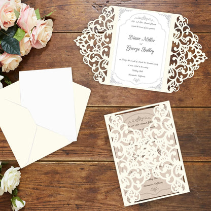 100 Sheets White Cardstock 8.5 x 11 Certificate Paper, Goefun White Card Stock Printer Paper for Invitations, Menus, Wedding, DIY Cards
