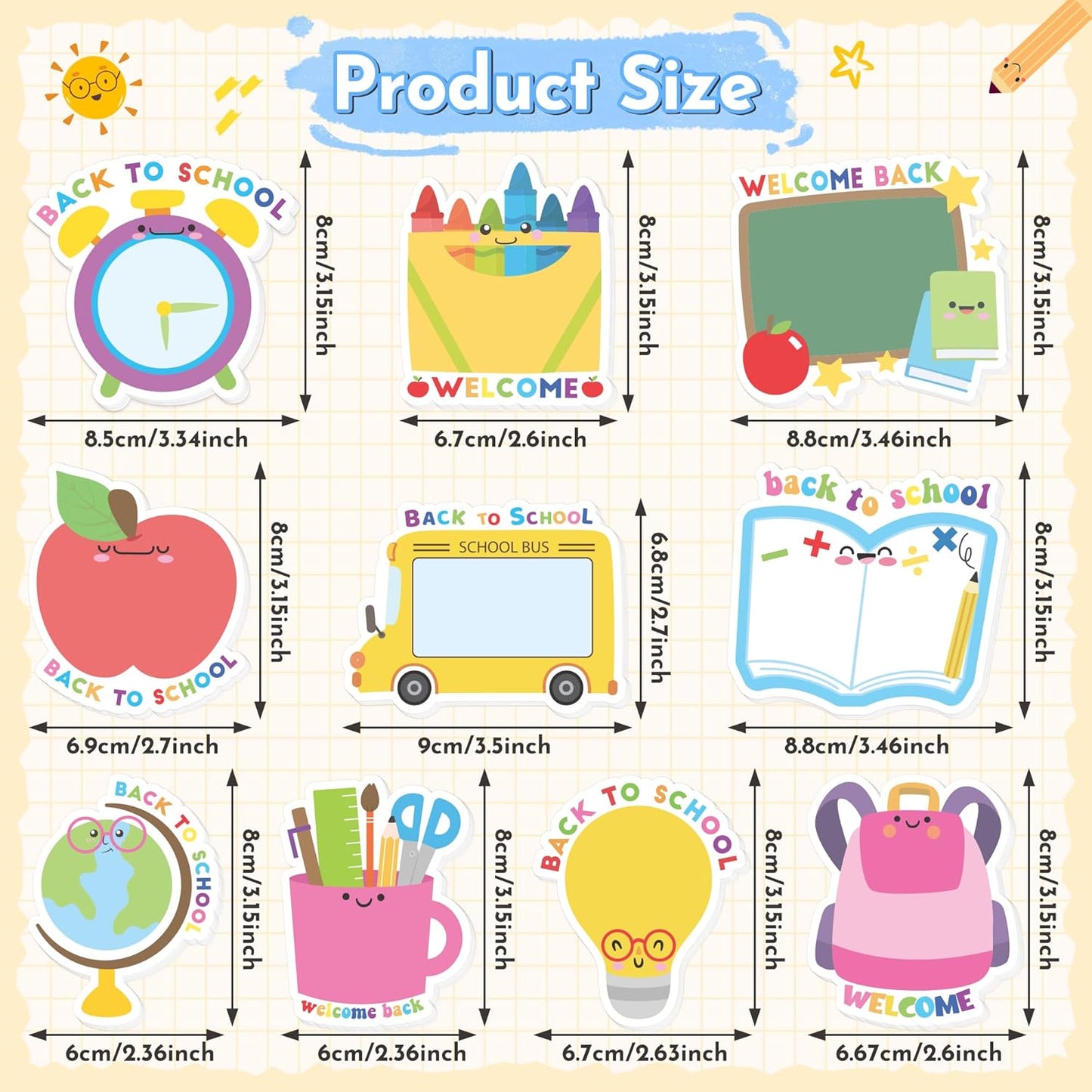 Xqumoi 30 Pack Teacher Sticky Notes - Funny Coffee Cup Self Sticky Notepads Writing Memo Pads for Teacher Appreciation Back to School Office Supplies Coffee Lover Gift Party Favors Goodies Bag Fillers