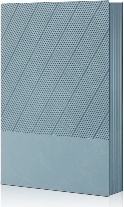 BOBO RABBIT Softcover Lined Journal Notebook 348 Pages Lay-Flat Bound Soft Leather Journaling Notebook for for Writing Work School Office Note Taking, 5.75"x8.31" Grey