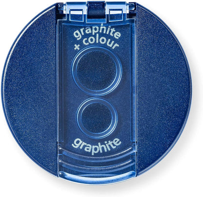 Staedtler Double-hole Tub Pencil Sharpener, No Packing (2 Pack)